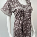 Grey Foliage Pure Cotton Nighty Soft & Elegant