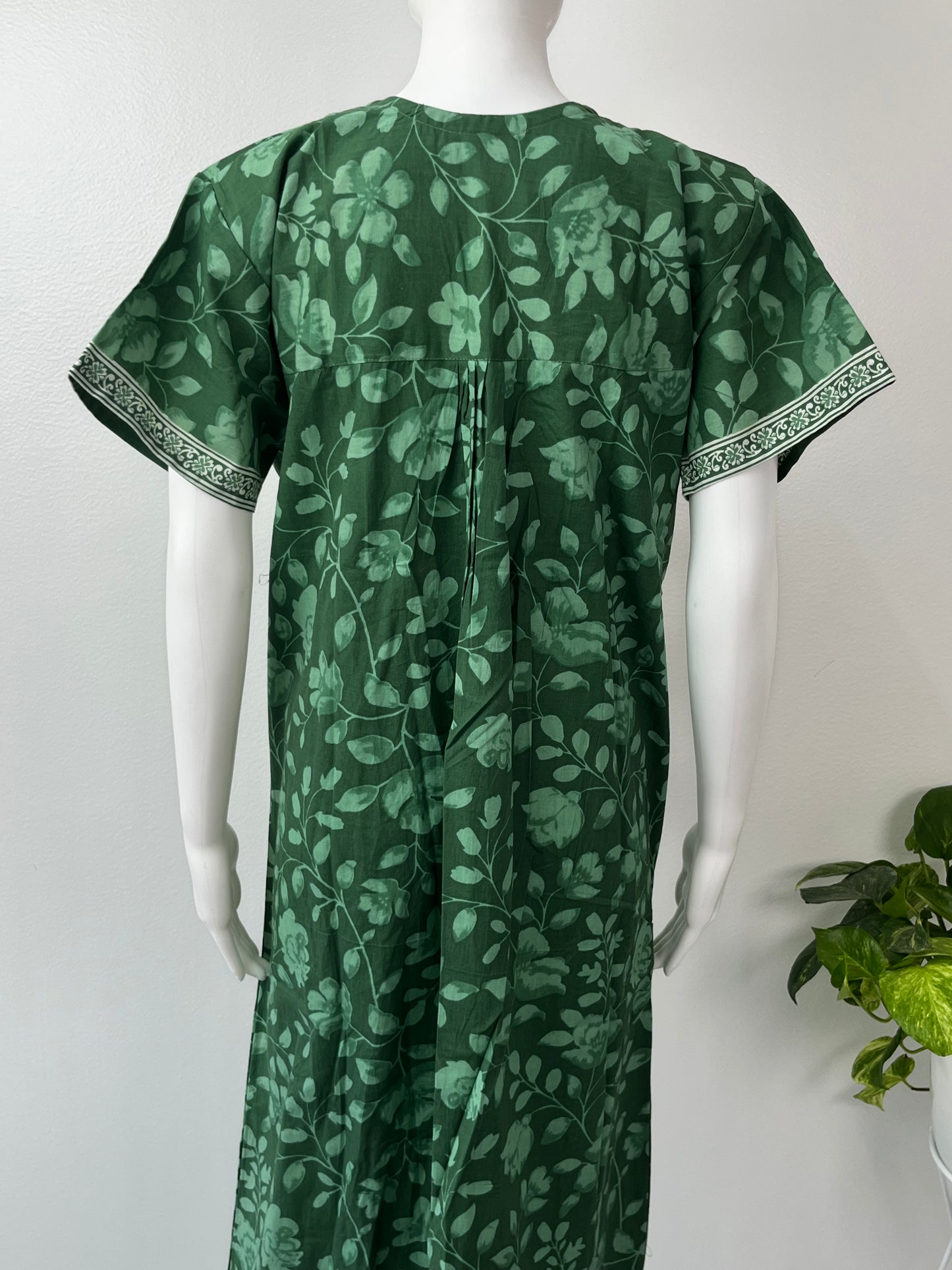 Fresh Green 100% Cotton Nighty Soft & Comfortable