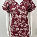 Maroon Pure Cotton Nightgown Comfortable & Elegant