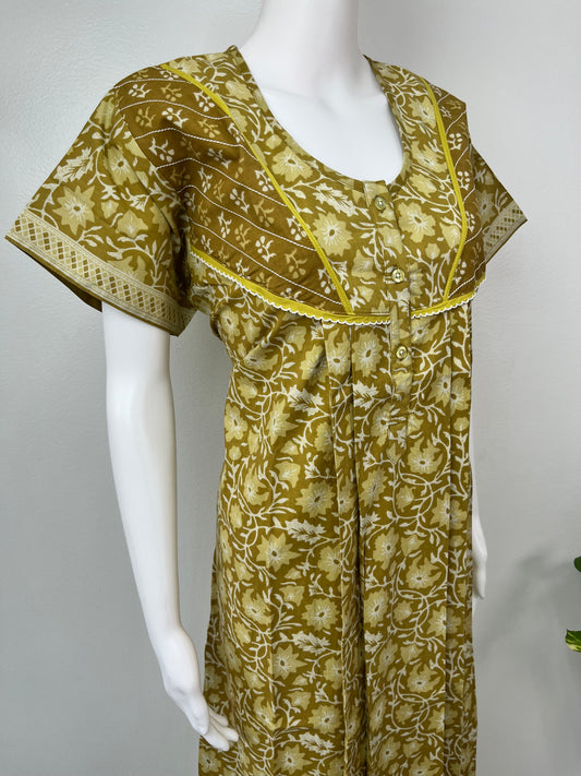 Sage Green 100 % Cotton Nighty Soft & Comfortable