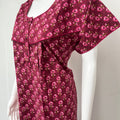 Hot Pink 100% Cotton Nighty Comfortable & Elegant