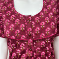 Hot Pink 100% Cotton Nighty Comfortable & Elegant