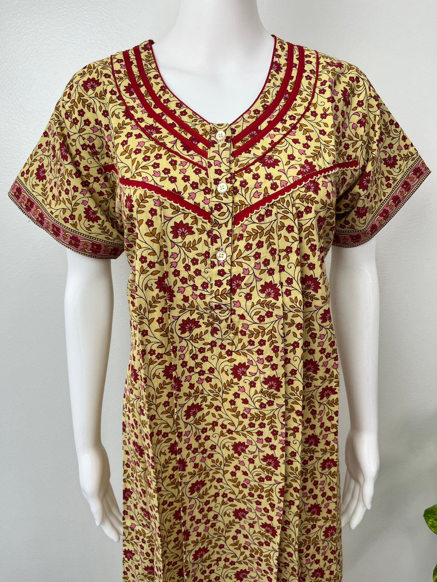 Printed Pure Cotton Nightgown for Women