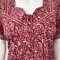 Maroon Pure Cotton Nightgown
