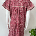 Maroon Pure Cotton Nightgown