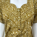 Mustard 100% Cotton Nighty for Women