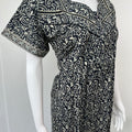 Black 100% Cotton Nighty Comfortable & Breathable