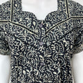 Black 100% Cotton Nighty Comfortable & Breathable
