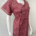 Maroon Pure Cotton Nightgown