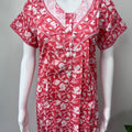Peach 100% Cotton Nightgown Soft & Comfortable