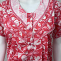 Peach 100% Cotton Nightgown Soft & Comfortable