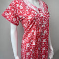 Peach 100% Cotton Nightgown Soft & Comfortable