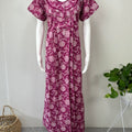 Pink Pure Cotton Women's Nighty