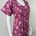 Pink Pure Cotton Women's Nighty