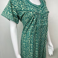Sea Green Pure Cotton Nighty Elegant & Comfortable