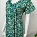 Sea Green Pure Cotton Nighty Elegant & Comfortable