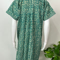 Sea Green Pure Cotton Nighty Elegant & Comfortable