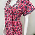 Pink Pure Cotton Nightgown Soft & Comfortable