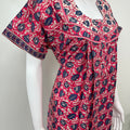 Pink Pure Cotton Nightgown Soft & Comfortable