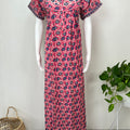 Pink Pure Cotton Nightgown Soft & Comfortable