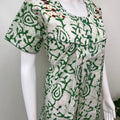 Green Batik Pure Cotton Nighty Soft & Breathable