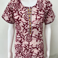 Red Batik 100% Cotton Nighty Soft & Comfortable