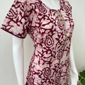 Red Batik 100% Cotton Nighty Soft & Comfortable
