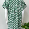 Sea Green 100% Cotton Nightgown for Women