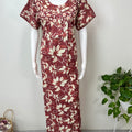 Floral Printed 100% Cotton Nighty for Women