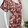 Floral Printed 100% Cotton Nighty for Women