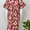 Floral Printed 100% Cotton Nighty for Women