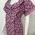 Purple 100% Cotton Women's Nightgown