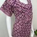 Purple 100% Cotton Women's Nightgown