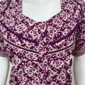 Purple 100% Cotton Women's Nightgown