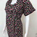 Black Pure Cotton Nighty Soft & Comfortable