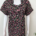 Black Pure Cotton Nighty Soft & Comfortable