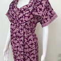 Purple 100% Cotton Nighty for Women