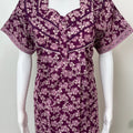 Purple 100% Cotton Nighty for Women