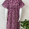 Purple 100% Cotton Nighty for Women