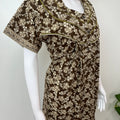 Pleated 100% Cotton Nightgown Soft & Comfortable