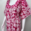 Pink Floral Printed 100% Cotton Nighty