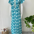 Sky Blue Pure Cotton Nighty for Women