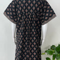 Black Pure Cotton Nightgown for Women