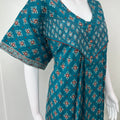 Teal Pure Cotton Nighty Soft & Comfortable