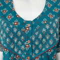 Teal Pure Cotton Nighty Soft & Comfortable
