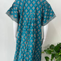 Teal Pure Cotton Nighty Soft & Comfortable