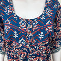 Navy Blue Pure Cotton Nighty Elegant & Comfortable