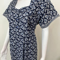 Navy Blue Pure Cotton Nighty Soft & Breathable