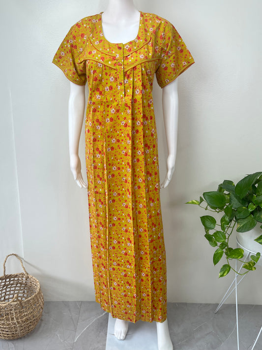 Mustard 100% Cotton Nighty Soft & Breathable