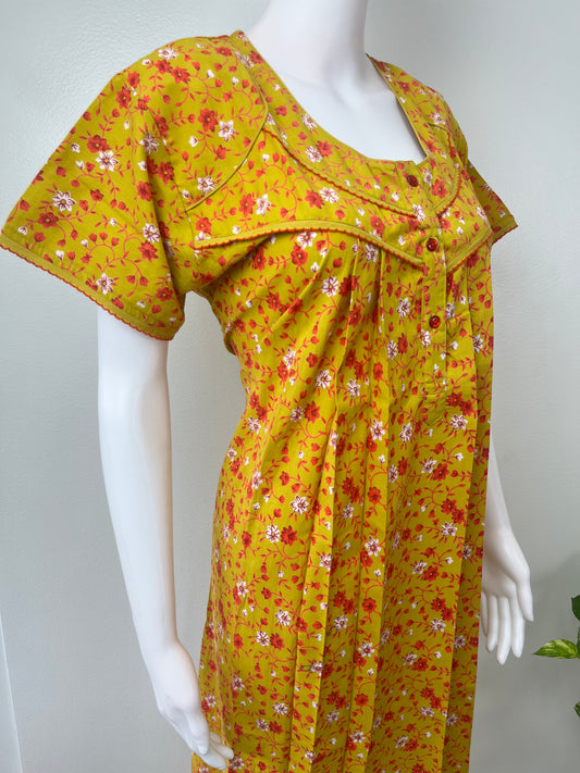 Mustard 100% Cotton Nighty Soft & Breathable
